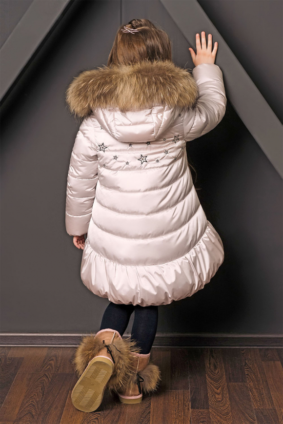 Пальто для девочки GnK ЗС-817 фото